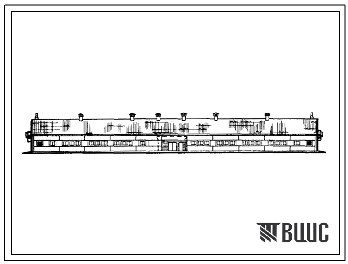 Типовой проект 801-2-73.13.86 Коровник на 200 коров комбибоксового содержания (для строительства Латвийской ССР)