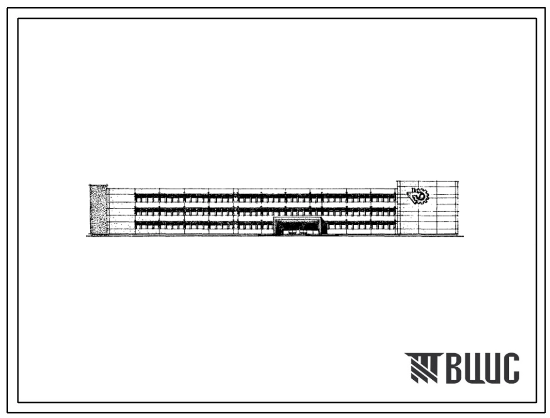 Типовой проект 222-9-165с Основной корпус межшкольного учебно-производственного комбината на 10 групп (300 мест). Для строительства в 4 климатическом районе сейсмичностью 9 баллов с конструктивными вариантами 7 и 8 баллов