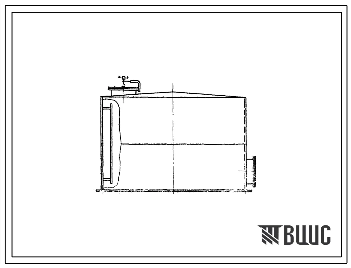 Типовой проект 705-4-65 Стальной вертикальный резервуар для неагрессивных химических продуктов емкостью 50 м?.