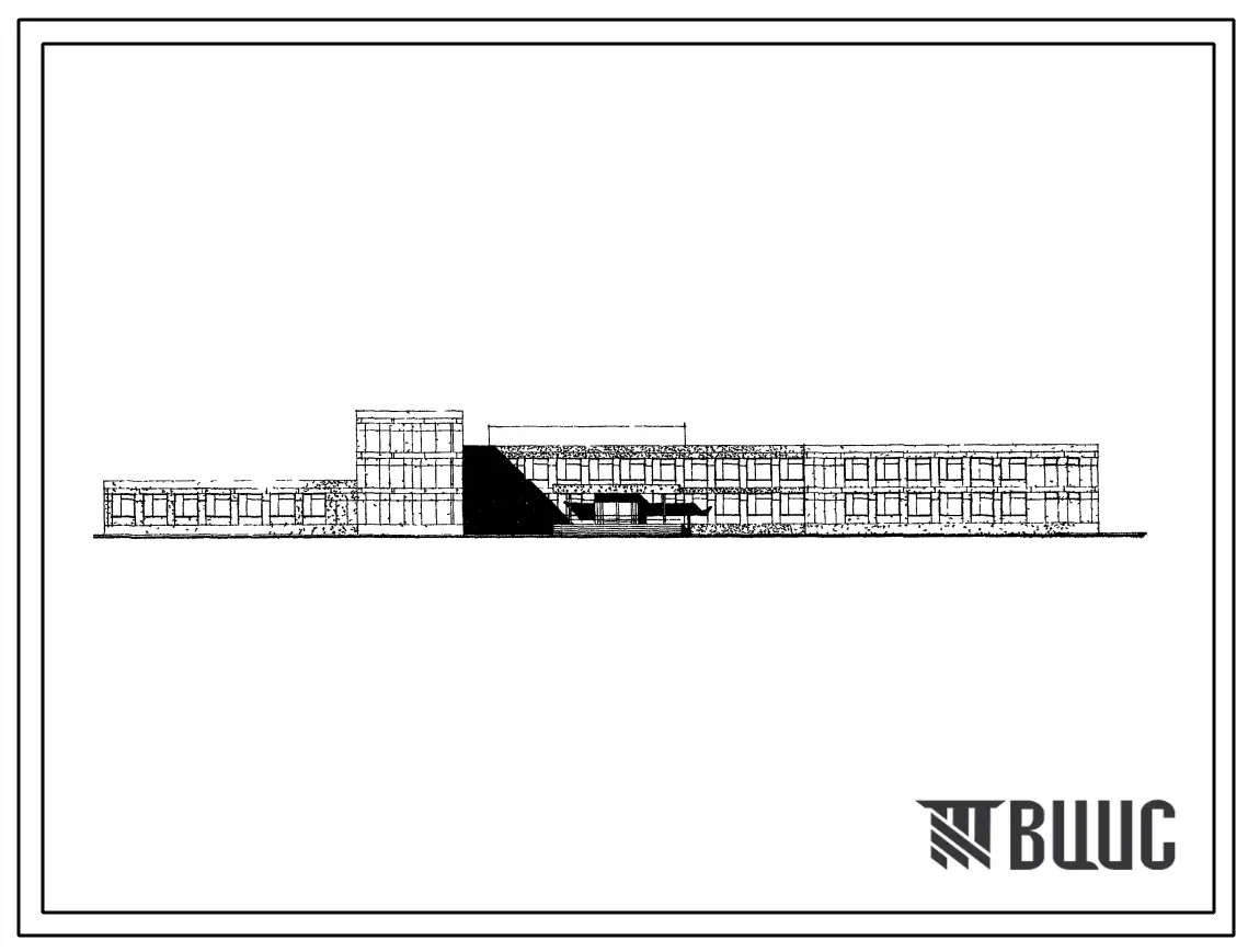 Типовой проект 223-1-131 Средняя десятилетняя общеобразовательная школа на 16 классов (624 учащихся) с группами продленного дня.