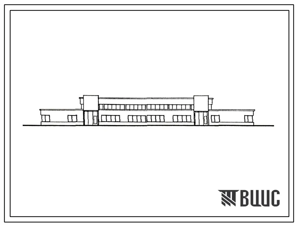 Типовой проект 503-4-57с.88 Производственное здание станции технического обслуживания легковых автомобилей, принадлежащих гражданам, на 10 постов (в ЛМК комплектной поставки). Сейсмичность 8 баллов