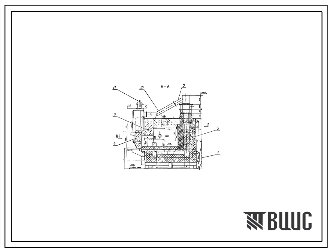 Проект 12292.01 Печь нагревательная камерная размерами пода 0,96х1,12 м, на газе