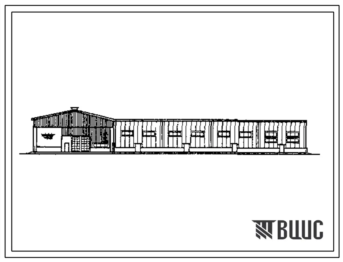 Типовой проект 816-9-53.89 Склад запасных частей вместимостью 1 тыс. т с поэтапным строительством хранилищ по 0,25 тыс. т с применением легких металлических конструкций (схема грузопереработки - проходная). Предназначен для приема и хранения запасных част