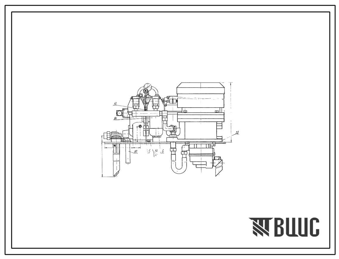 Шифр С160.ГР250.000.000 Насосная установка С160.ГР250.000.000