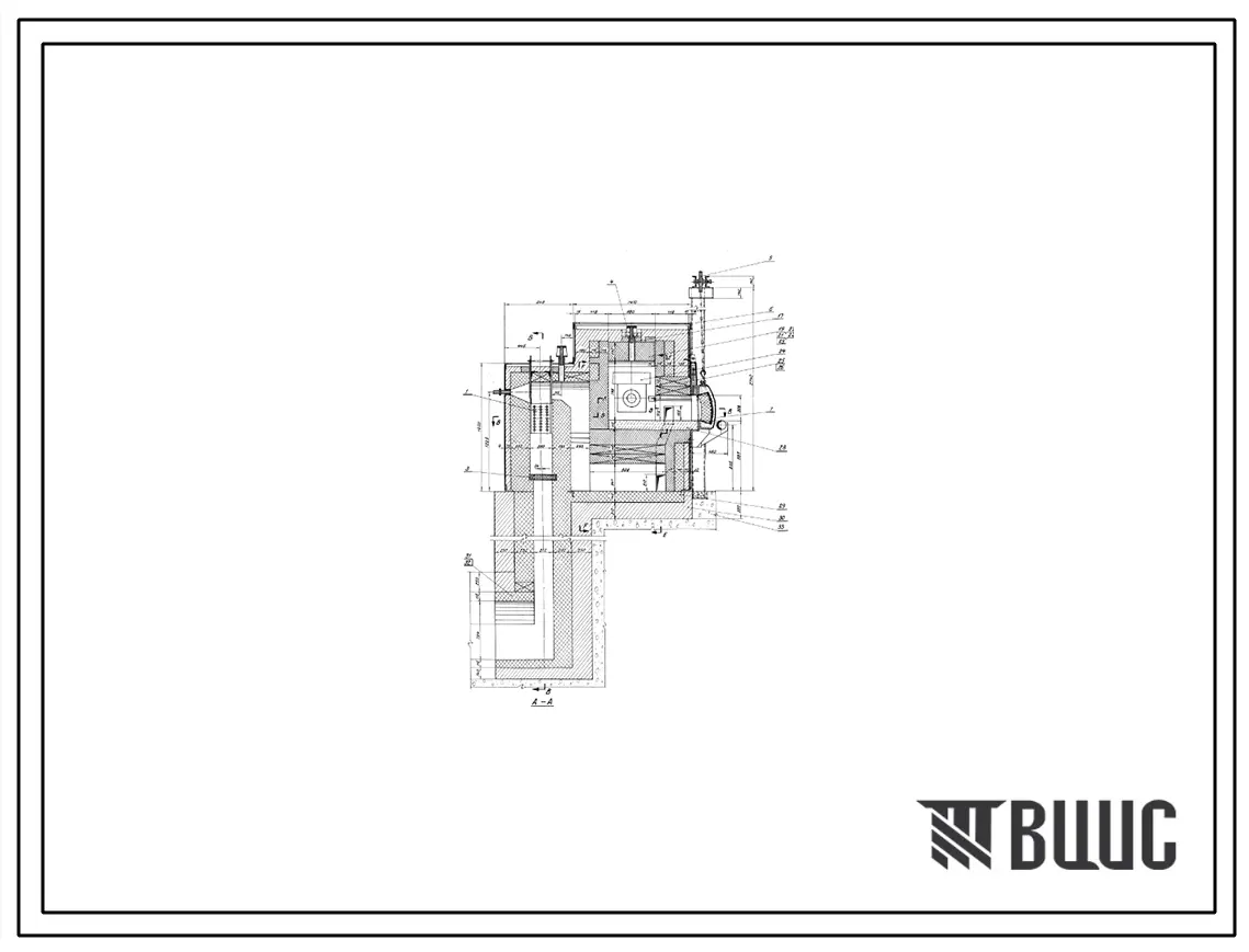Проект 32167 Печь нагревательная камерная размерами пода 0,58х0,58м на мазуте