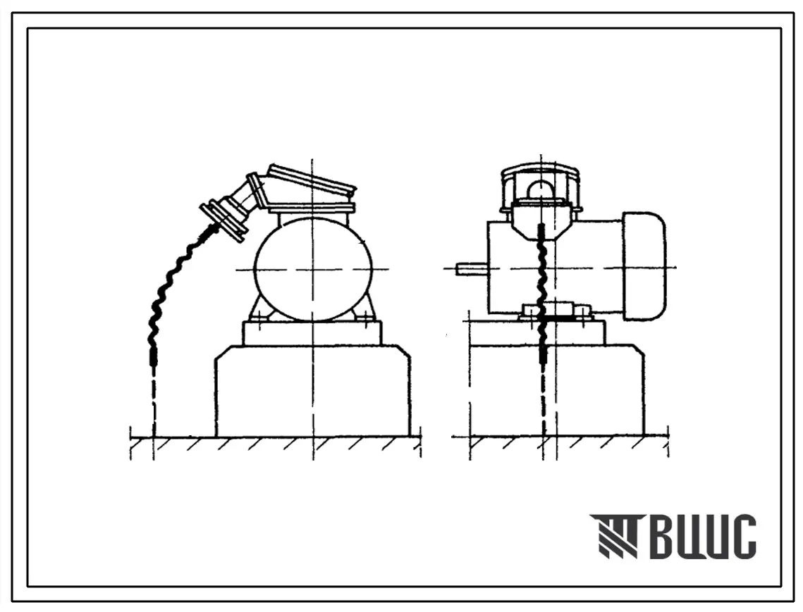 Серия ЭК-06-4 Присоединения к электрическим машинам во взрывоопасных установках (двигатели типа ВАО). Материалы для проектирования.