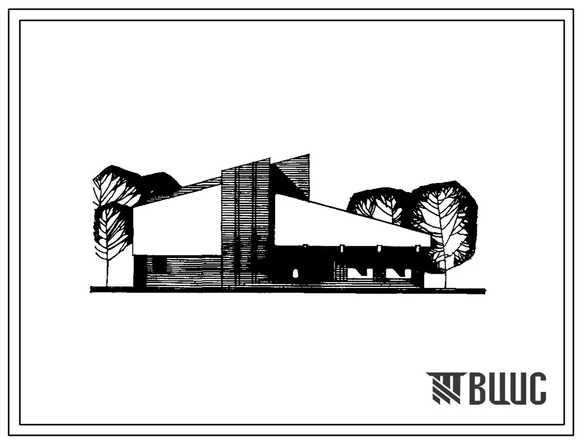 Типовой проект 264-12-281.87 Сельский клуб на 240 посетителей (зал на 200 мест)