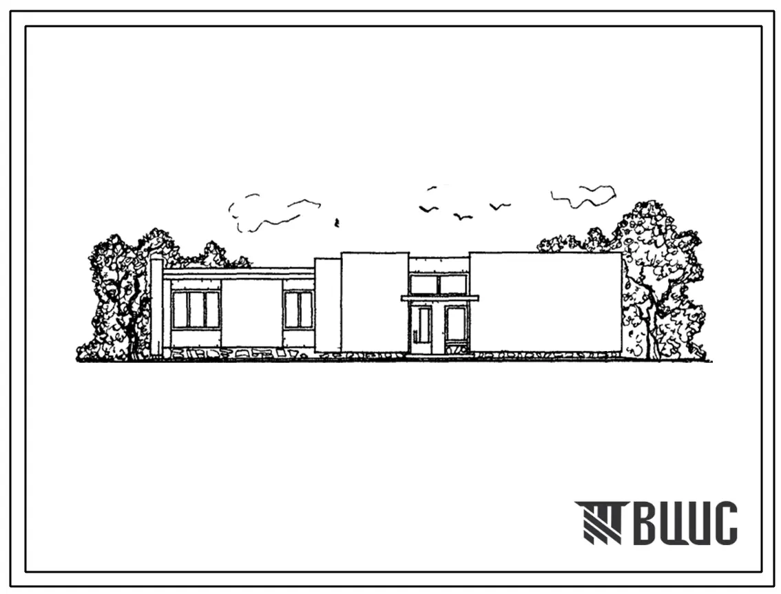 Типовой проект 254-2-4  Фельдшерско-акушерский пункт. Для строительства в Белорусской ССР. (Для  1 проектно-строительной зоны)