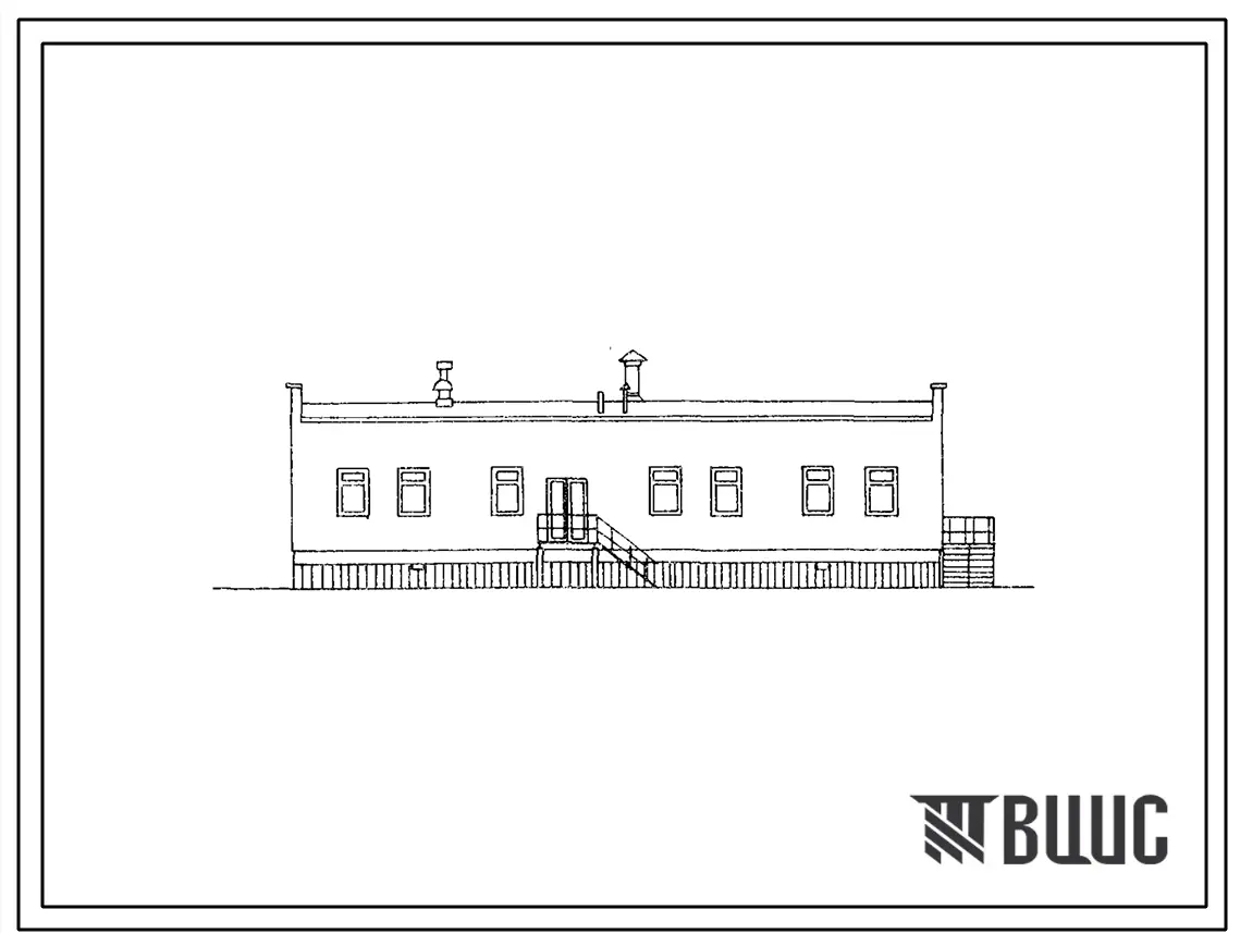Типовой проект 407-3-399м.86 Общеподстационный пункт управления тип III . Стены из бетонных камней.