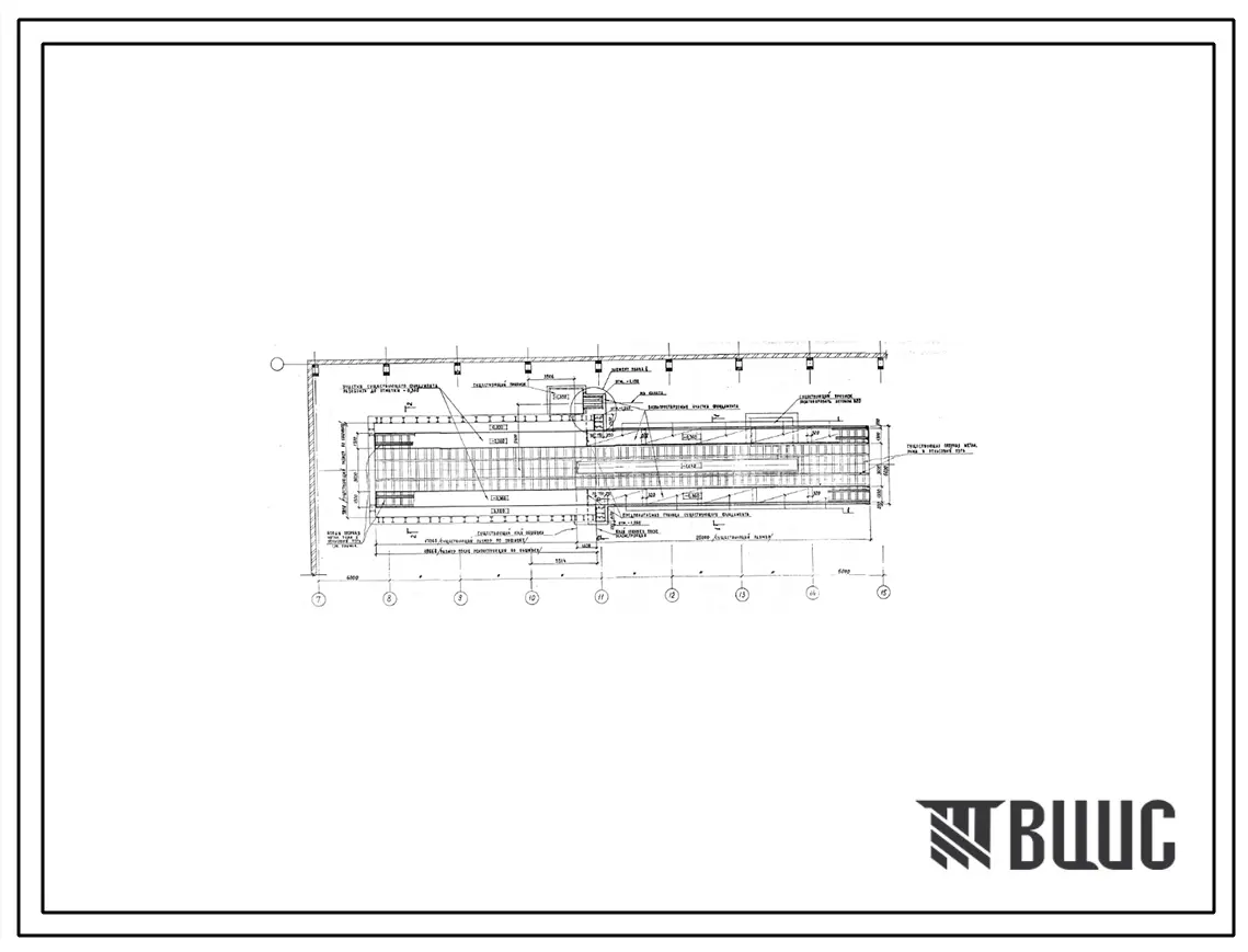 Проект РП12029-КЖ Печь термическая с выкатным подом с размерами пода 6,0х18,0 м, на газе (фундаменты)