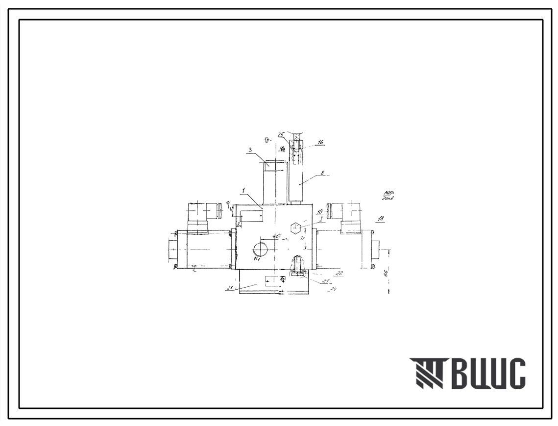 Шифр 0630-2-1-1-00-000 Распределитель с электрическим управлением и предохранительным клапаном тип 2-2-16