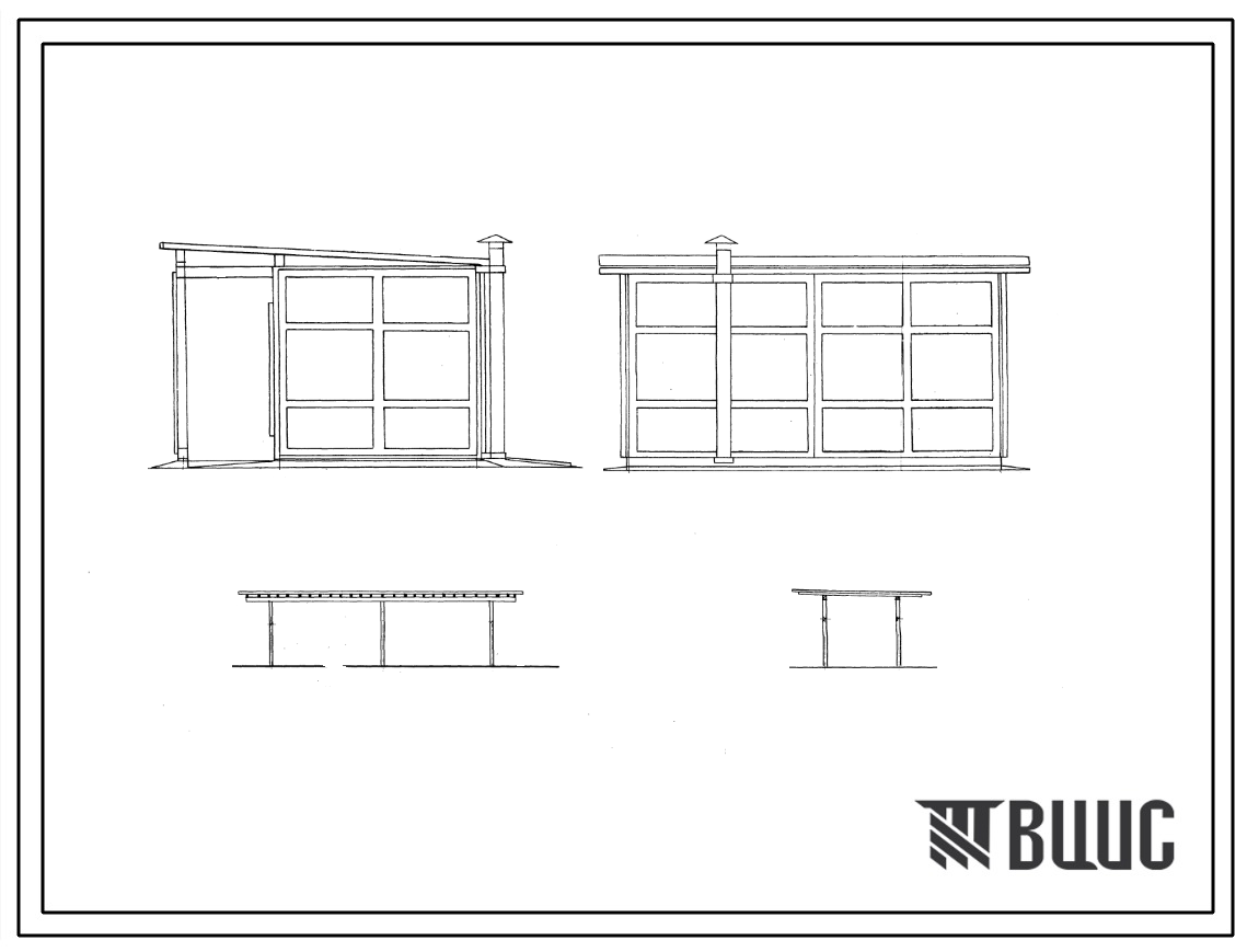 Шифр МФ-55 Сооружения и изделия для оборудования лесопарков (1966 г.)