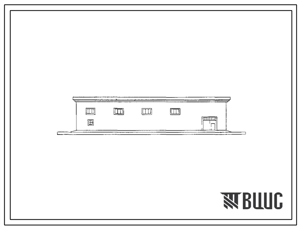 Типовой проект 503-7 Таксомоторный гараж на 273 легковых автомобилей с открытой стоянкой для южных районов