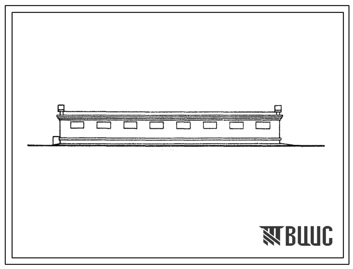 Типовой проект 816-159 Материально-технический склад для хозяйств, имеющих 200 тракторов