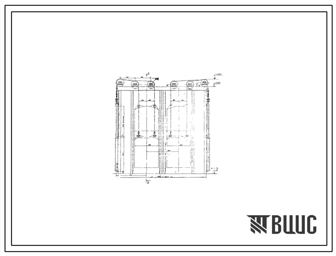 Проект 59371 Механизм подъема заслонок Q=2х1,6 т; Н=1,5 м