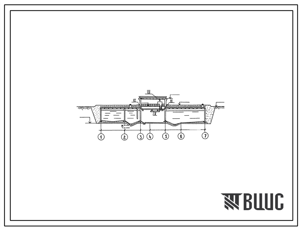 Типовой проект 901-3-229.86 Сооружения обработки промывной воды от контактных осветлителей для станции очистки воды поверхностных источников с содержанием взвешенных веществ до 150 мг/л производительностью 160–200 тыс. м3/сут