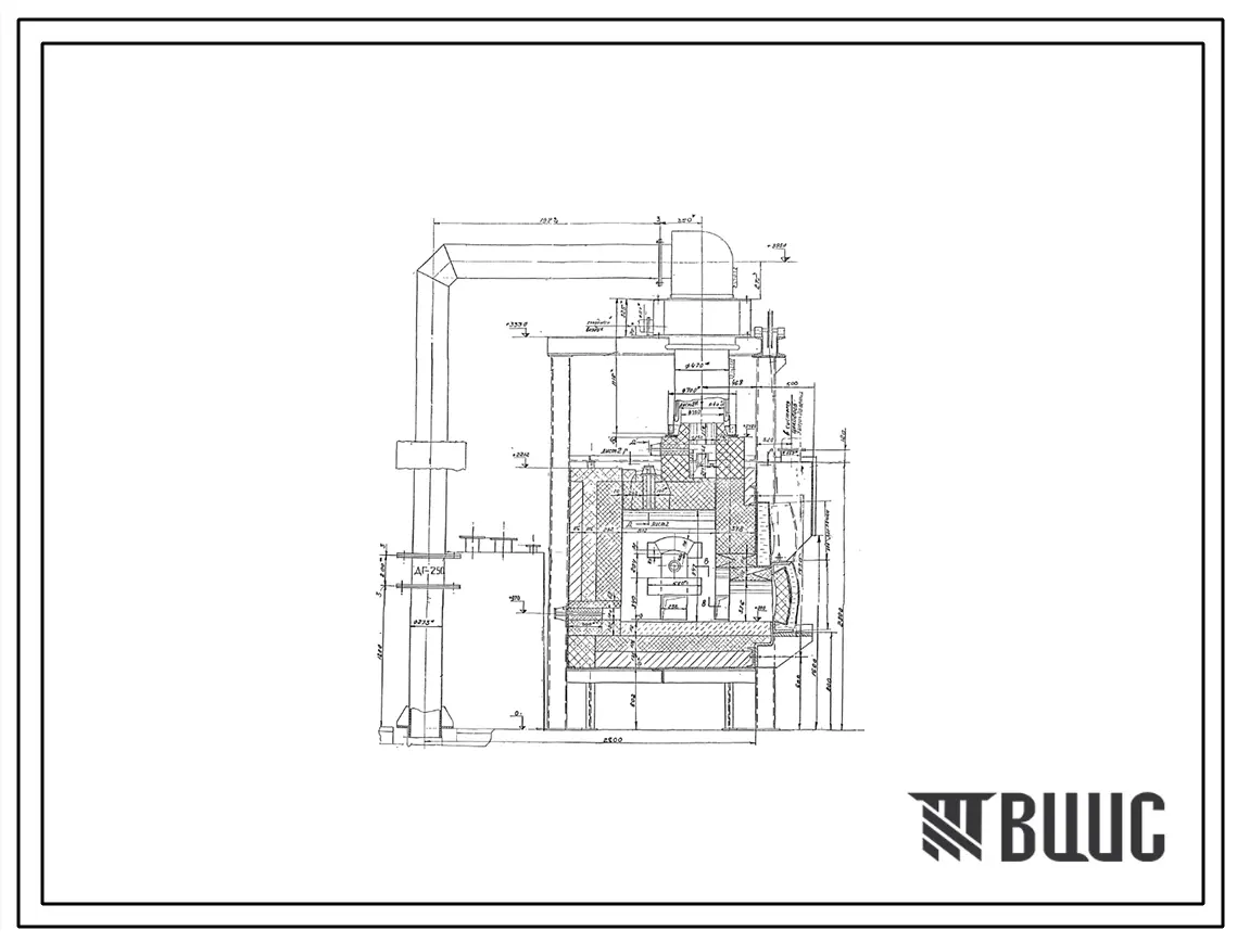 Проект 10231 Печь нагревательная камерная размерами пода 0.812х0.812 м, на газе РКПМ-1