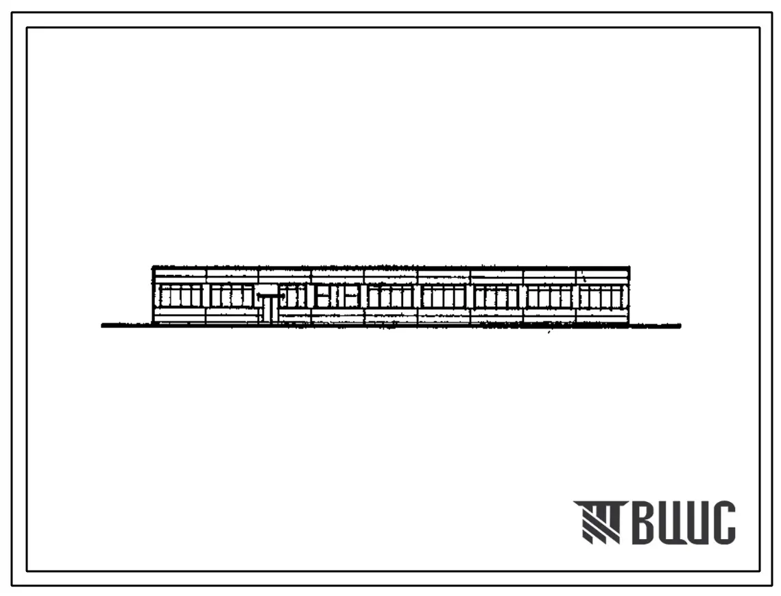 Типовой проект 231-2-135-65 Учебно-производственные мастерские рабочей площадью 2000 м.кв. Для техникумов, ПТУ, учебно-производственных комбинатов