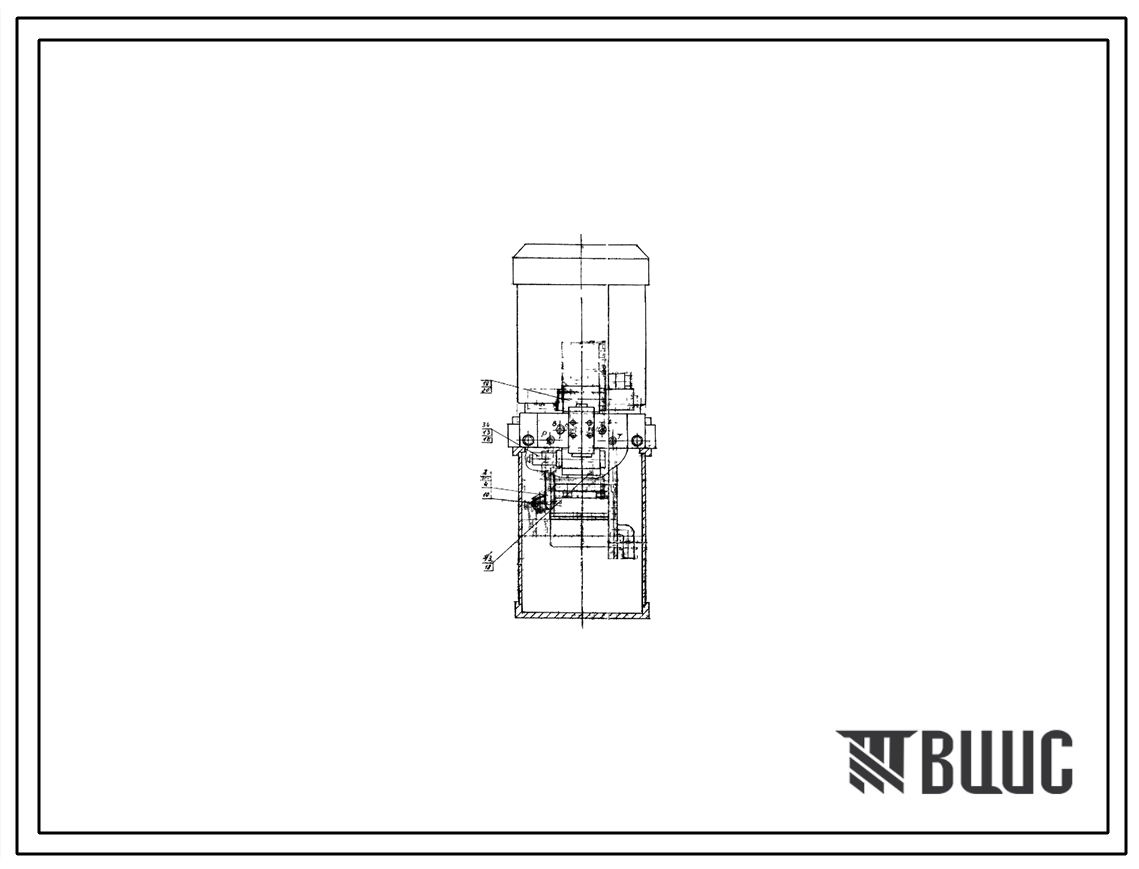 Шифр ГСП1-00.000 Гидростанция подъемника ГСП1-00.000
