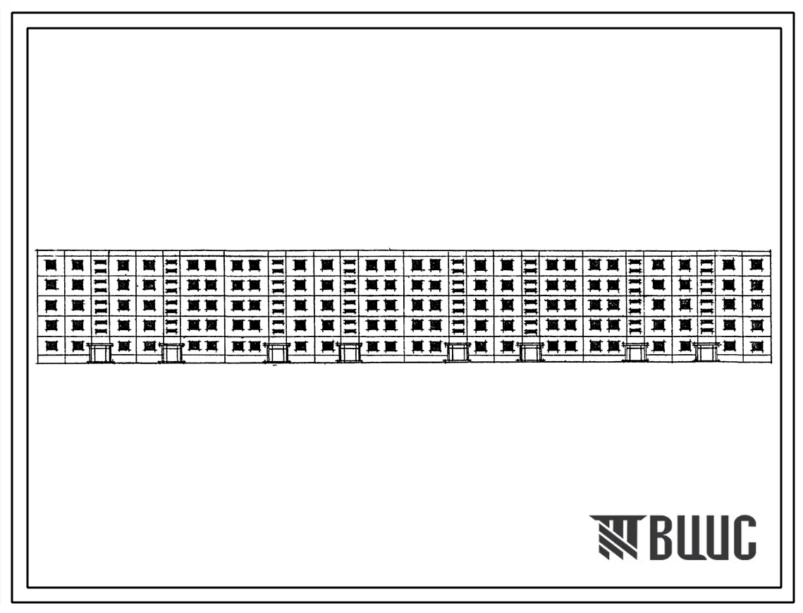 Типовой проект 111-60-4 5-этажный 8-секционный 90-квартирный крупнопанельный жилой дом