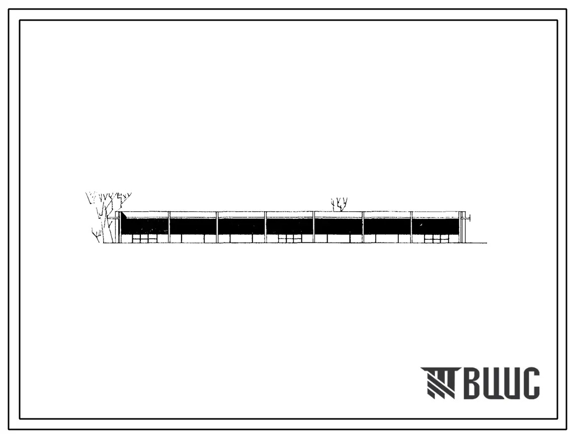 Типовой проект 271-30-15с Торговый центр для жилого района на 30 тысяч жителей в полносборных конструкциях серии ИИ-04. Для строительства в IV строительно-климатической зоне, в районах с  сейсмичностью 7-8 баллов.