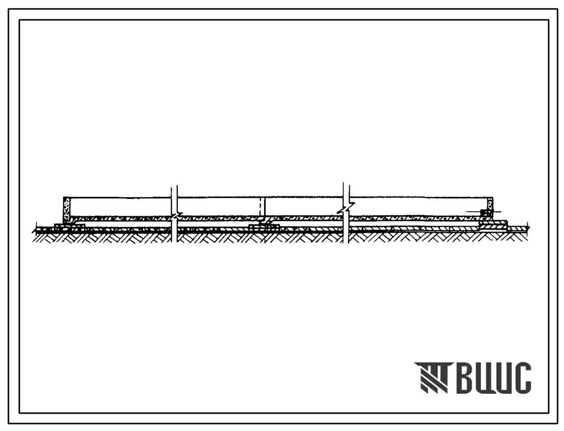 Типовой проект 820-9-1 Корыта водопойные длиной до 20 м из параболических и круглых лотков