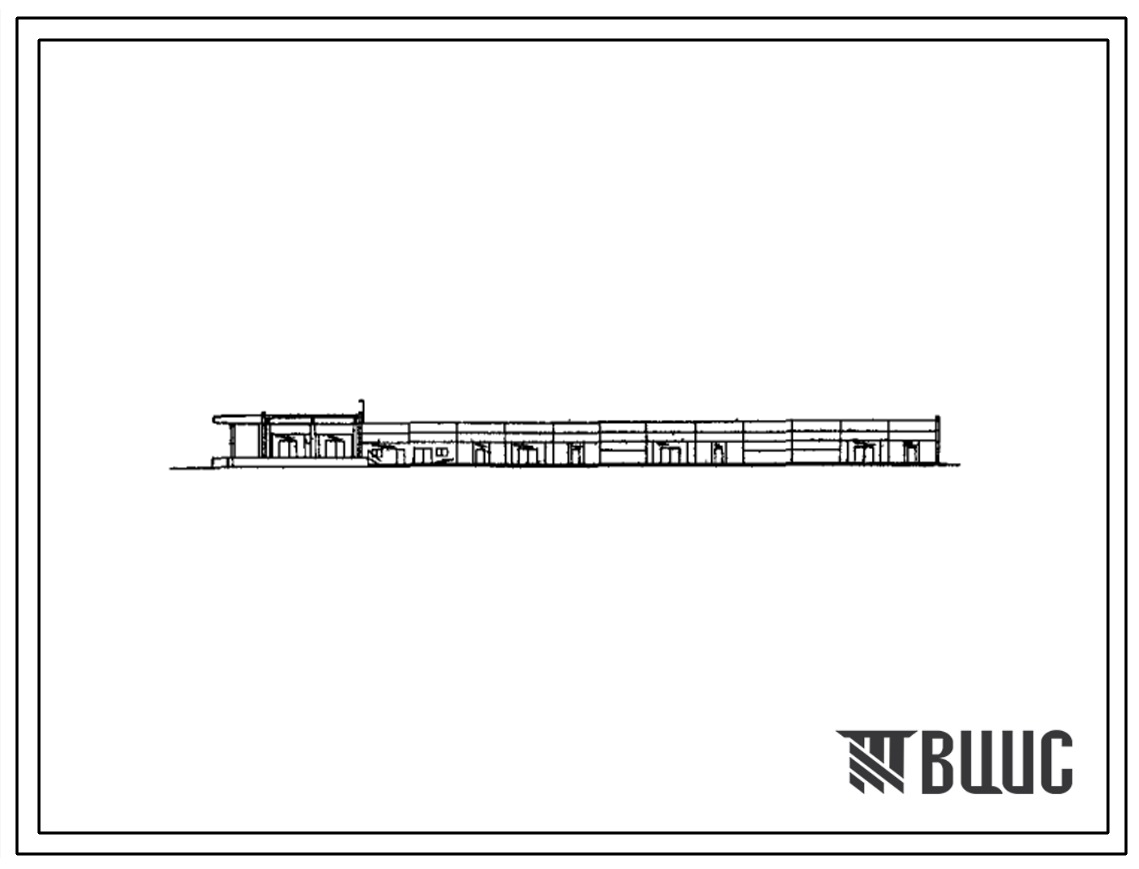 Типовой проект 807-29-15.88 Прирельсовый склад жидких и сухих дезинфицирующих средств и рыбьего жира вместимостью 600 т. Размеры здания - 18x72+26x16 м. Расчетная температура: -20, -30, -40°С. Стены – панельные. Покрытие - железобетонные плиты