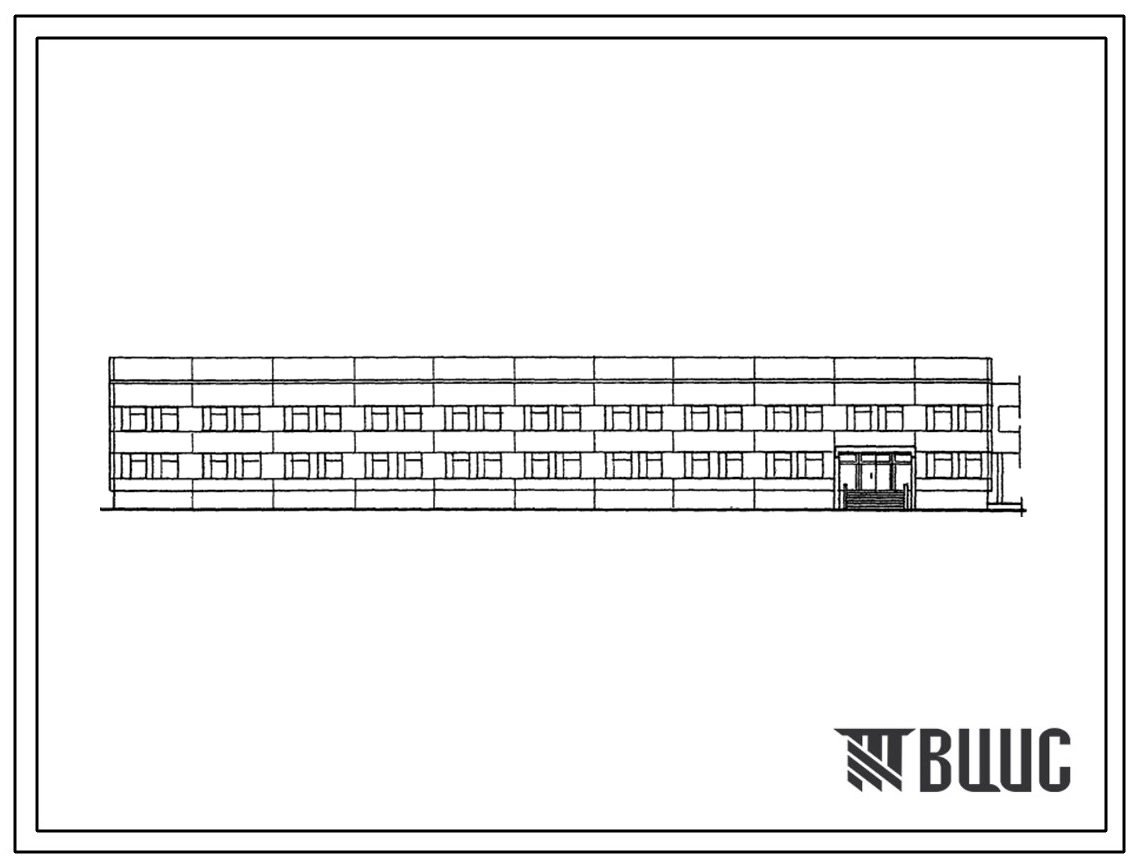 Типовой проект 252-1-93 Пансионат на 120 коек  больницы восстановительного лечения на 520 коек. Здание двухэтажное. Каркас сборный железобетонный серии ИИ-04. Стены из керамзитобетонных панелей.