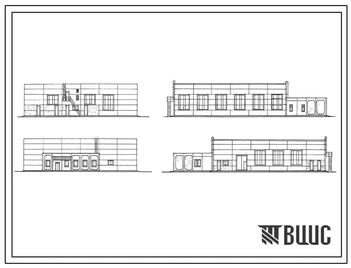 Типовой проект 409-15-119.90 Производственный корпус ПМК по электромонтажным работам с годовым объемом работ 1,0 млн.руб. (в железобетонных конструкциях)