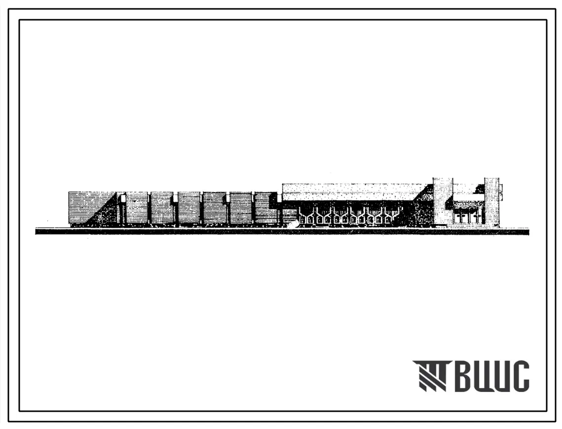 Типовой проект 272-13-47с Магазин «Овощи-фрукты» торговой площадью 400 м2.