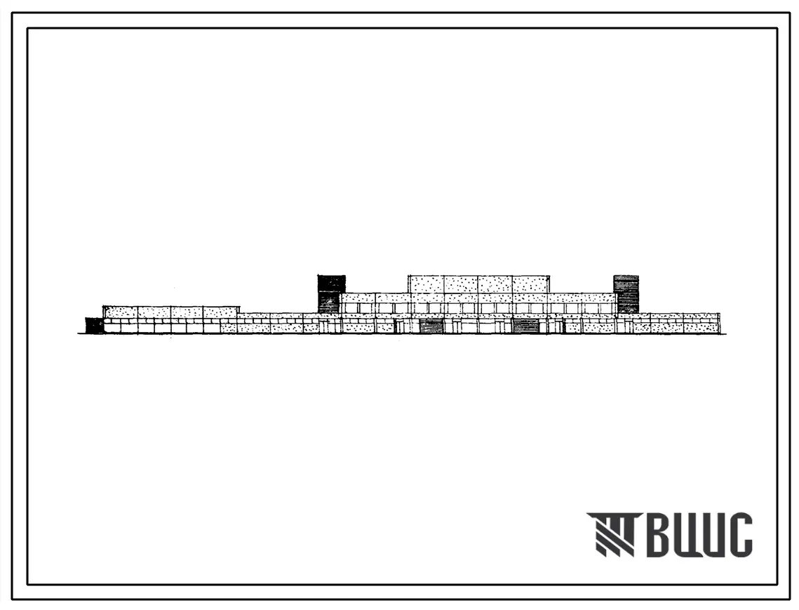 Типовой проект 272-30-93 Торговый центр жилой зоны (местный). Тип III. Для строительства в IВ климатическом подрайоне, II и III климатических районах.