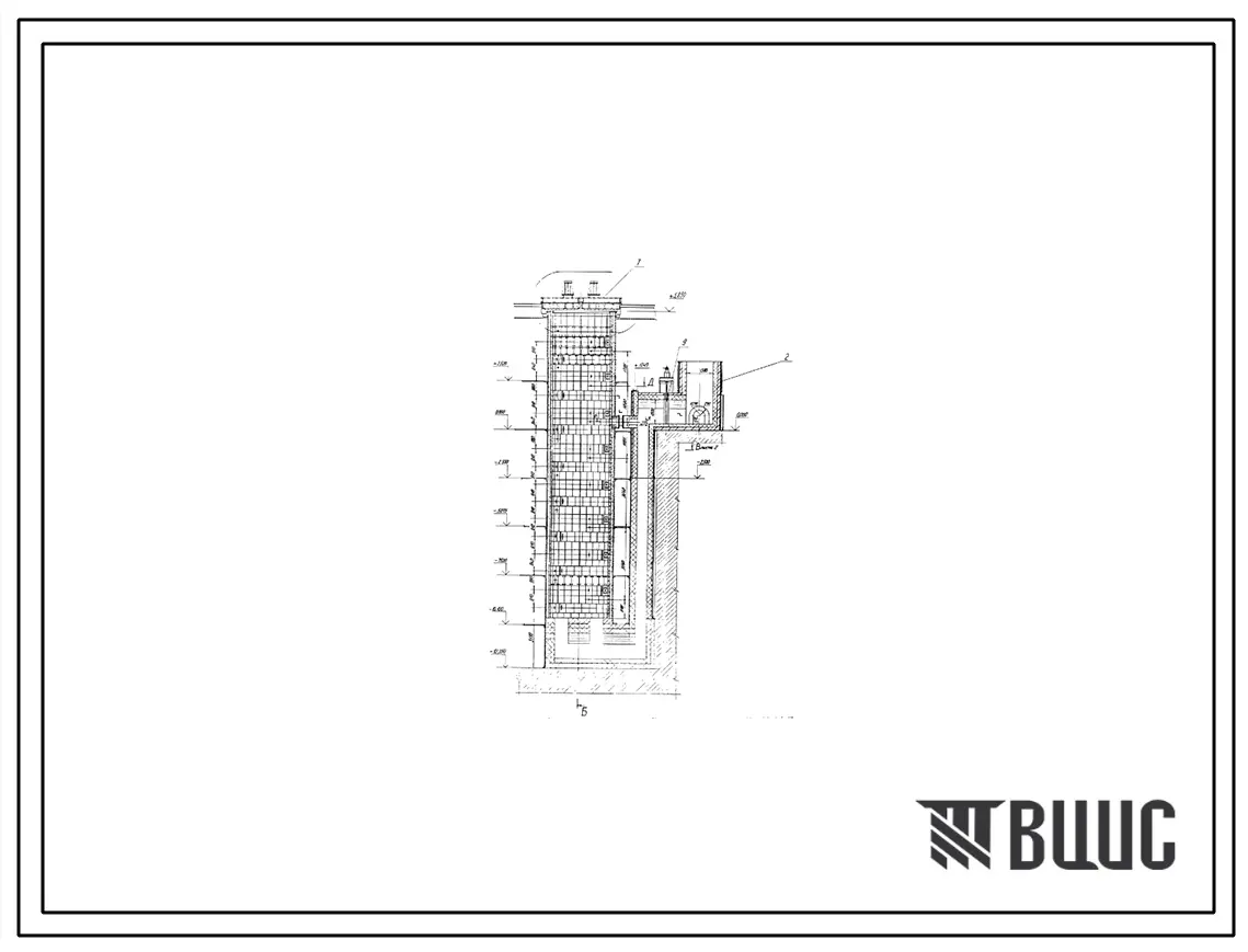 Проект 10683 Печь вертикальная для термообработки ¢ 3.0 м Н=18 м на газе