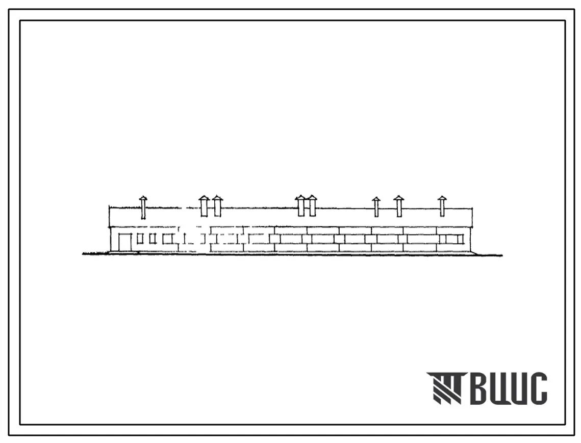Типовой проект 801-316с Телятник на 228 голов отъемного выращивания с родильным отделением на 44 места для строительства в районах сейсмичностью 7 баллов