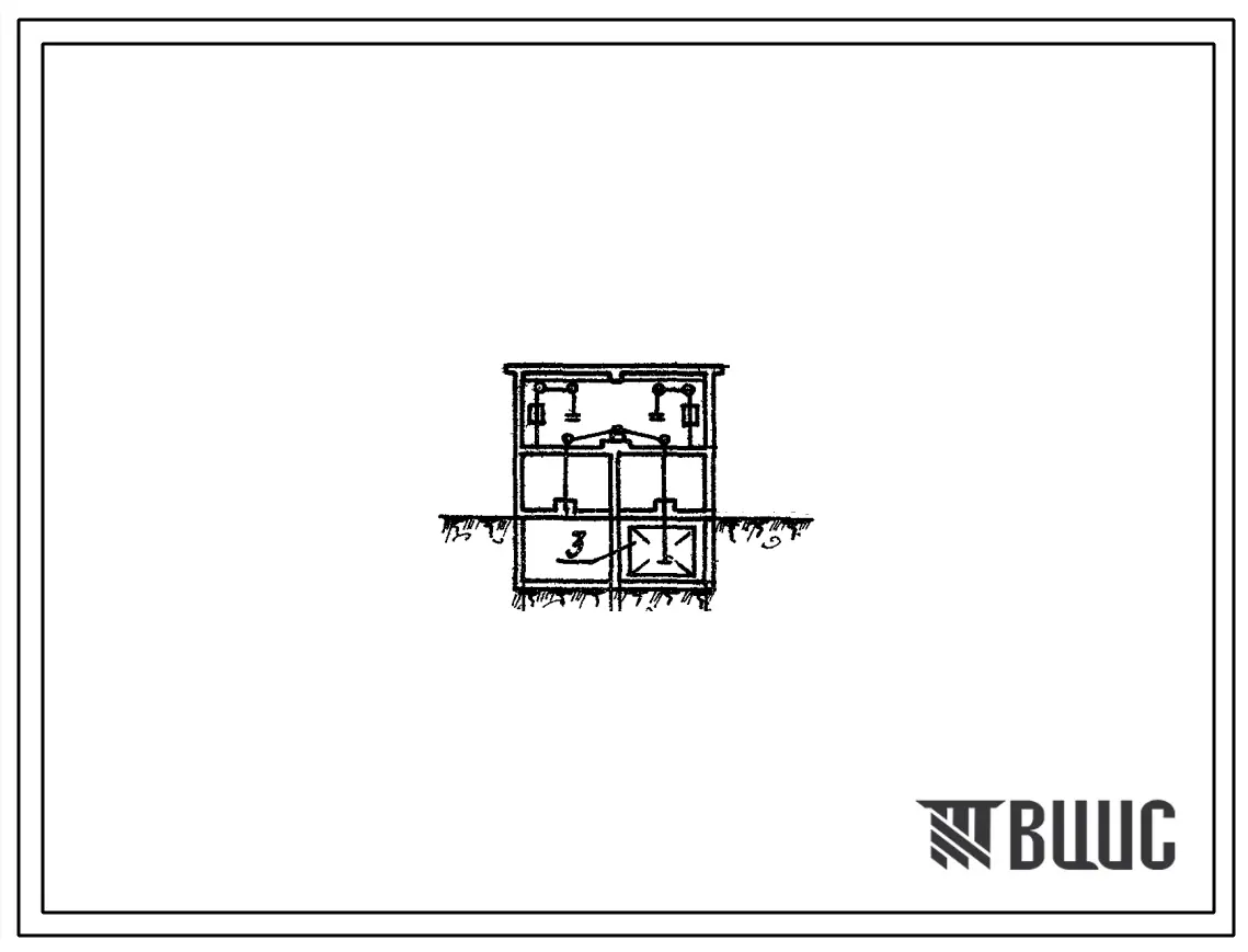 Типовой проект 401-12-13 Вентиляторная установка с вентиляторами типа ВЦД-32М для шахт Донецкого угольного бассейна.