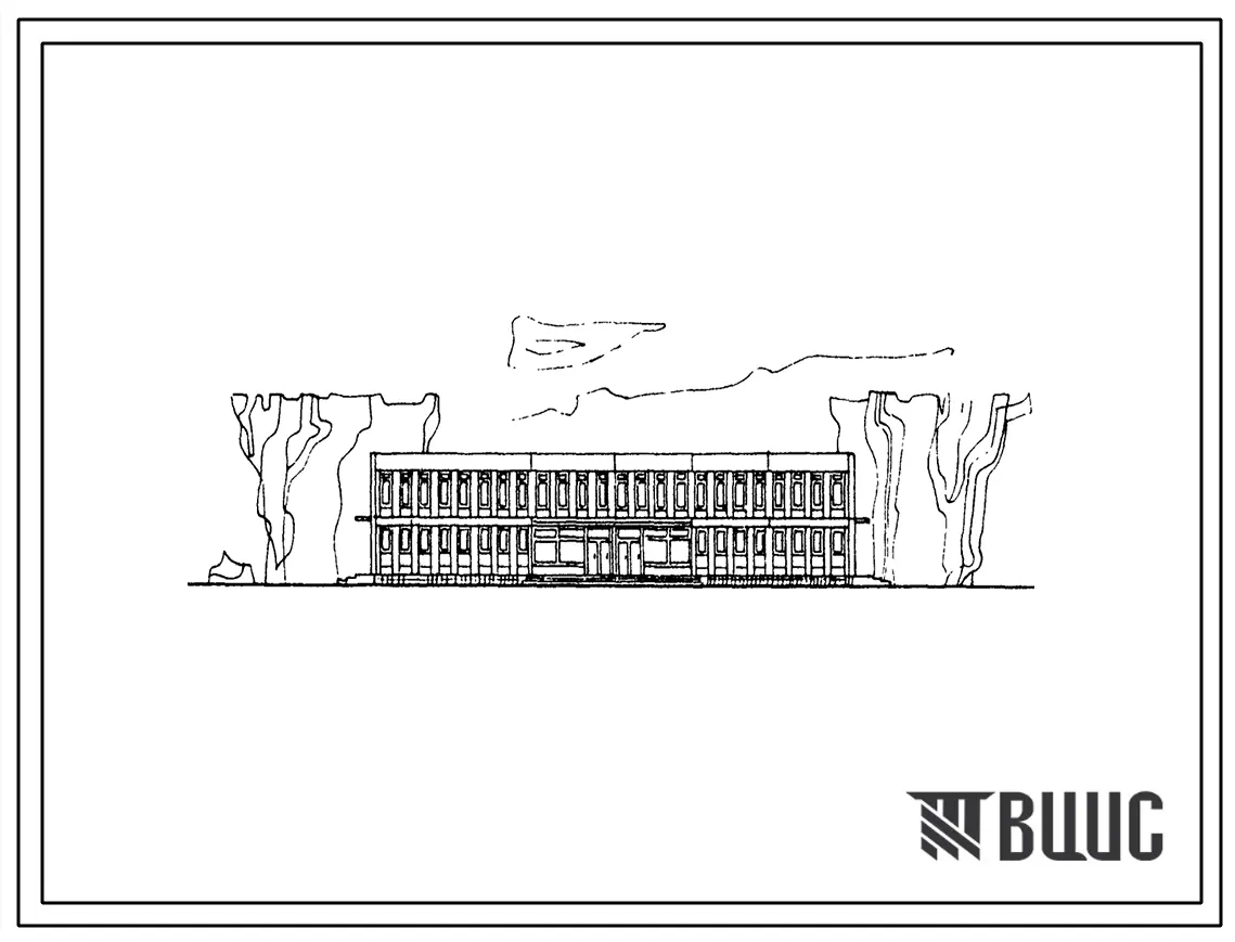 Типовой проект 282-1-196с.84 Дом быта на 35 рабочих мест и отделение связи со сберегательной кассой. Для строительства в 4А и 4Г климатических подрайонах сейсмичностью 7,8 и 9 баллов.