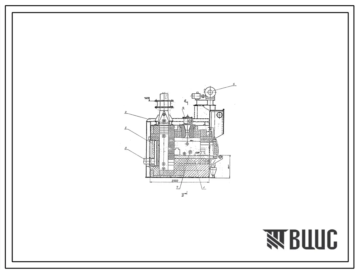 Проект 11843.03 Печь нагревательная двухкамерная с размерами пода 2(1,04х1,04) м на газе