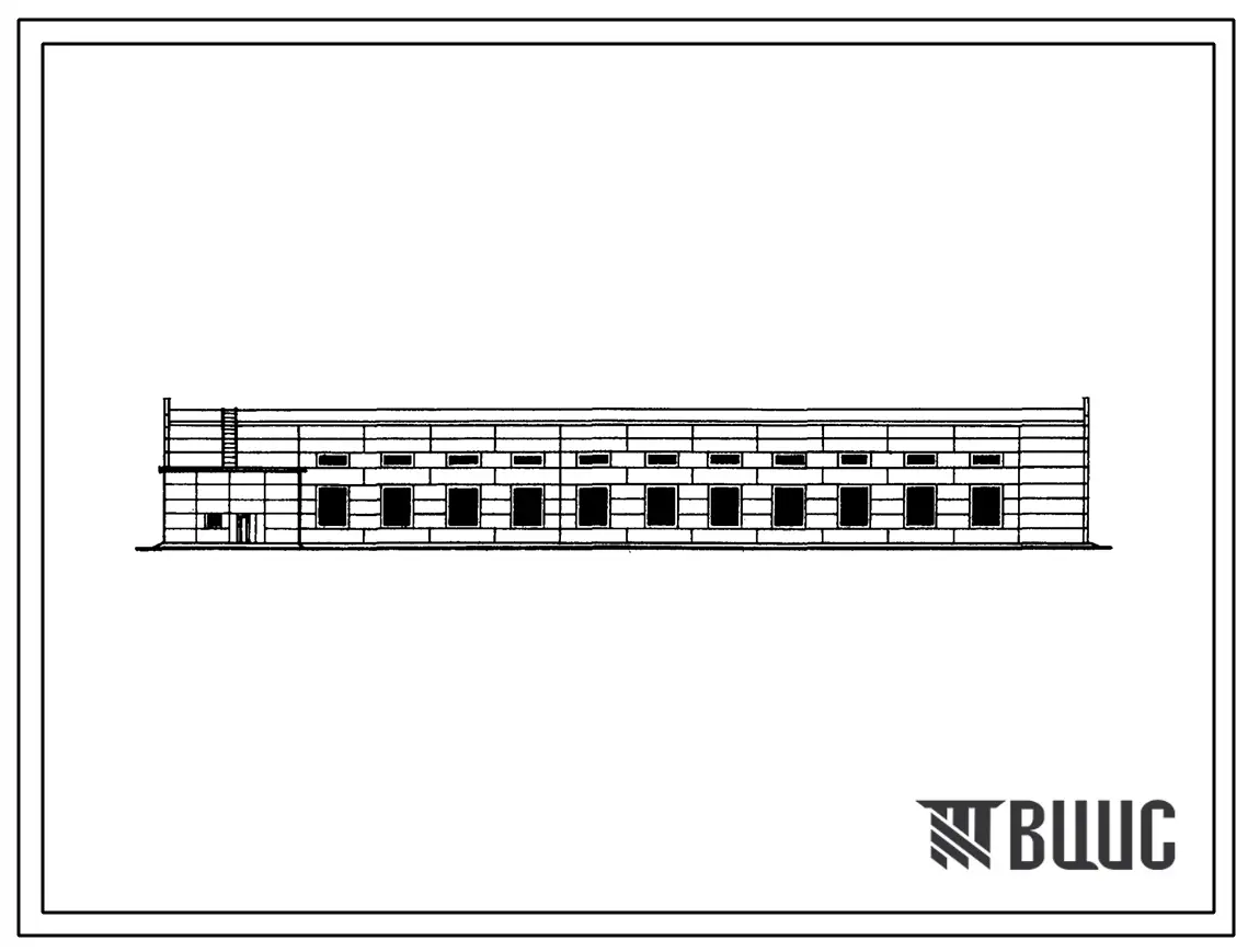 Типовой проект 816-1-95.86 Специализированный цех по ремонту 300 картофелеуборочных комбайнов и 200 кормоуборочных машин в год (сборные железобетонные конструкции)