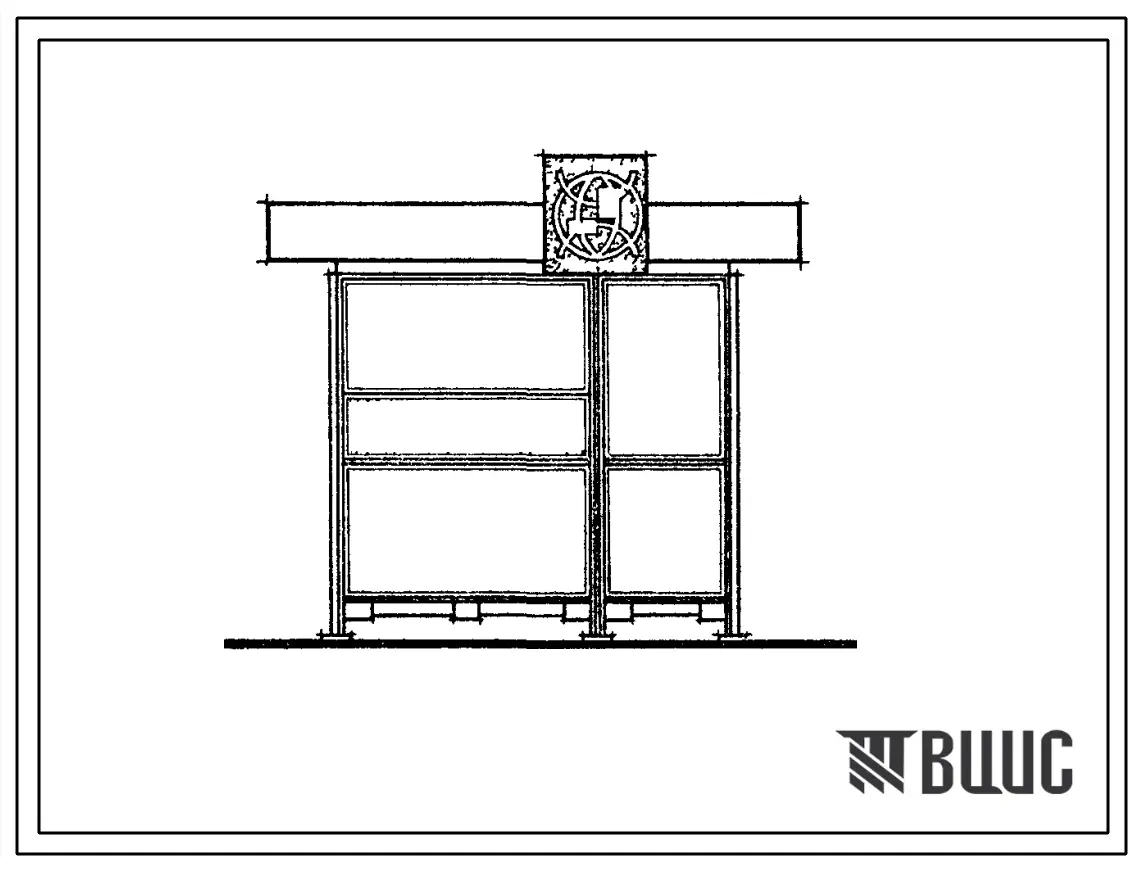 Типовой проект 310-1-11  Киоски (киоск «Хозяйственные товары»)и павильоны торгово-бытового обслуживания из сборных конструкций заводского изготовления.