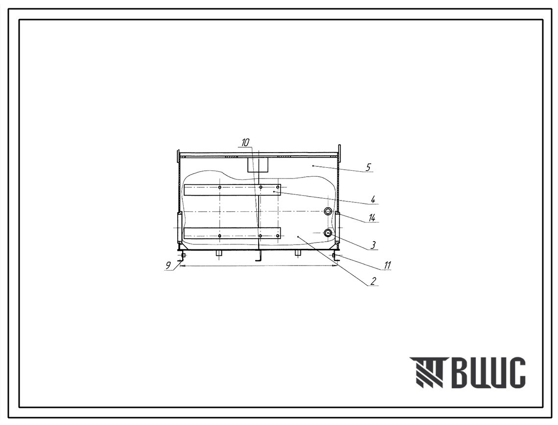 Шифр С1800.100.00 Гидробак С1800.100.00