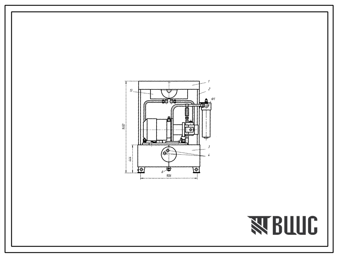 Шифр 1С160.Б.РГ.15.5.97.11Б Насосная установка 1С160.Б.РГ.15.5.97.11Б