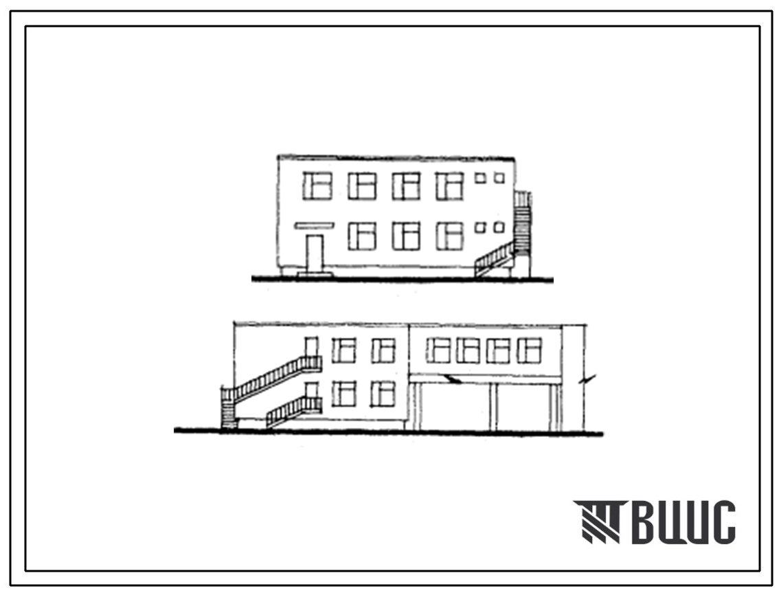 Типовой проект 214-6-2в.85 Пристройка дополнительных помещений при реконструкции детских яслей-садов на 140 мест, построенных по типовому проекту 2С-04-23п (вариант 1). Для строительства в 1В климатическом подрайоне, 2 и 3 климатических районах Украинской