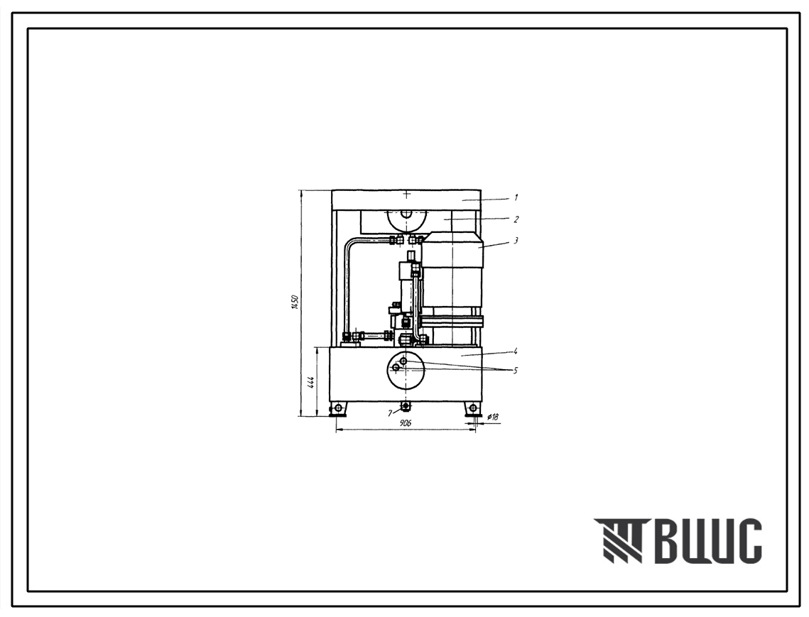 Шифр 1С160.Б.В3.16.56,7.22ТКАС Насосная установка 1С160.Б.В3.16.56,7.22ТКАС