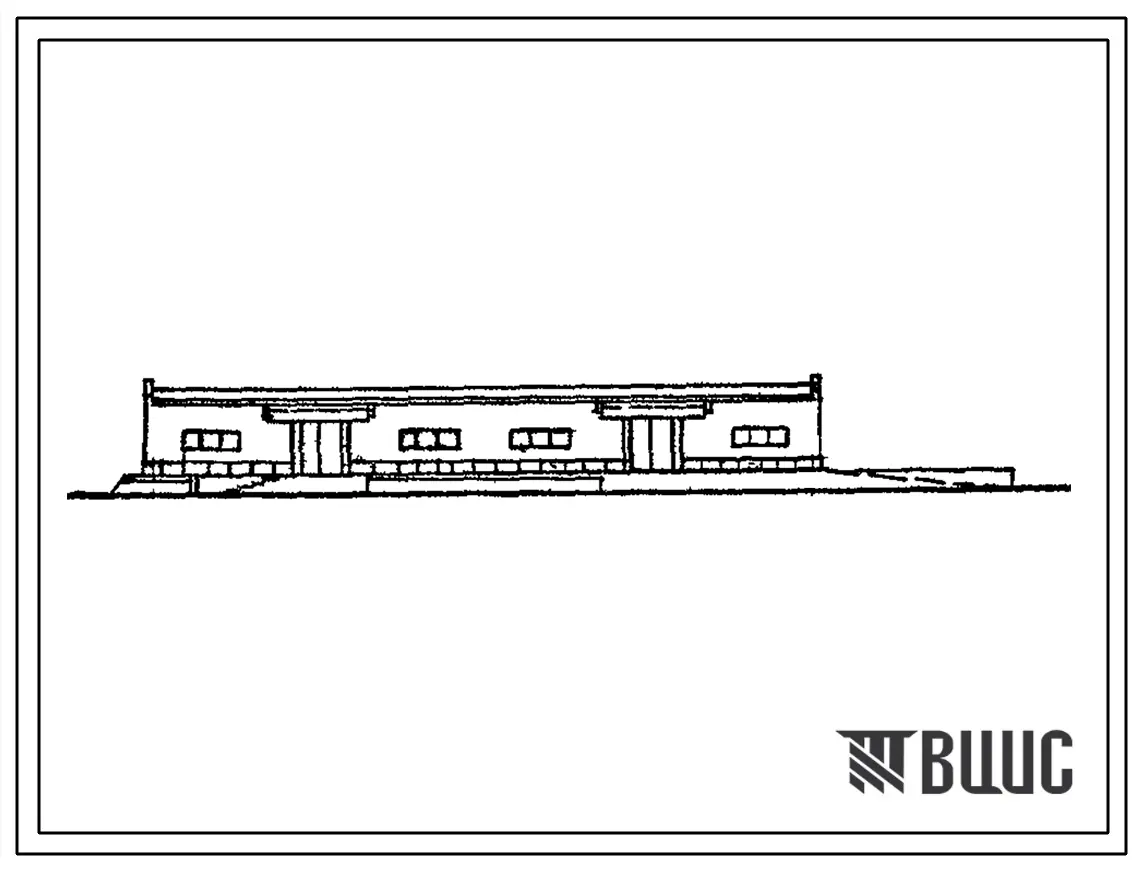 Типовой проект ХФ-75 (21-83-КК) Хранилище для инженерных боеприпасов емкостью 150 т. Стены кирпичные