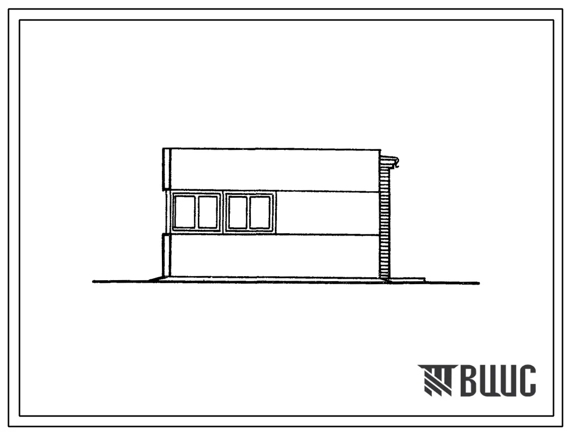 Типовой проект 704-9-6 Операторская для складов нефтепродуктов вместимостью 40, 80, 150 и 300 м3 для колхозов и совхозов