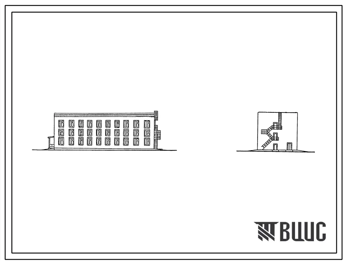 Типовой проект 416-7-295.88 Производственное здание для ремонтно-эксплуатационного пункта электросетей (в кирпиче). Тип I.