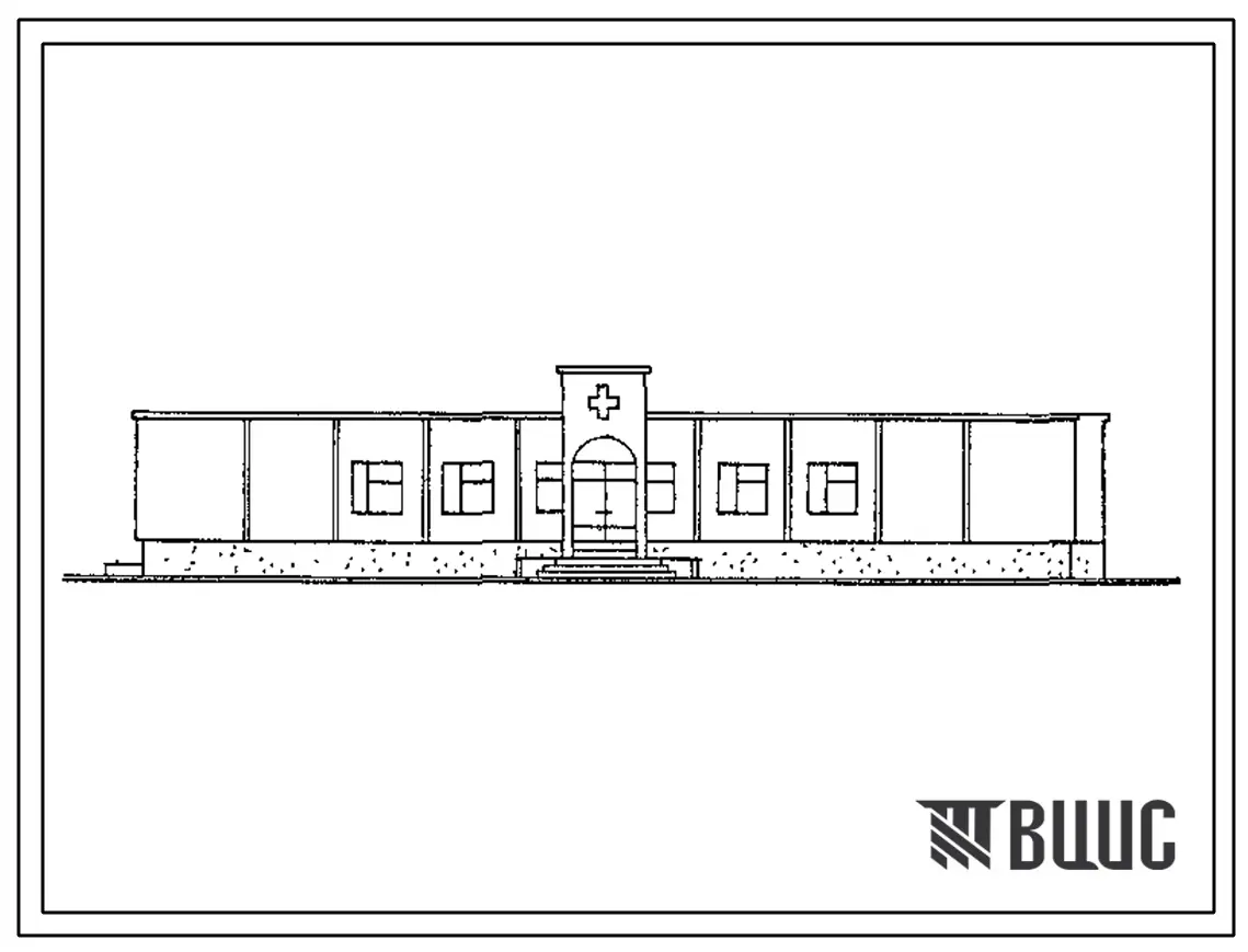 Типовой проект 807-12-14.88 Главный корпус ветеринарной аптеки с товарооборотом 500-600 тыс. руб. в год (в ценах 1991 г.). Размеры здания - 12x30 м. Расчетная температура -20, -30, -40°С. Стены – кирпичные. Покрытие и перекрытие - железобетонные плиты