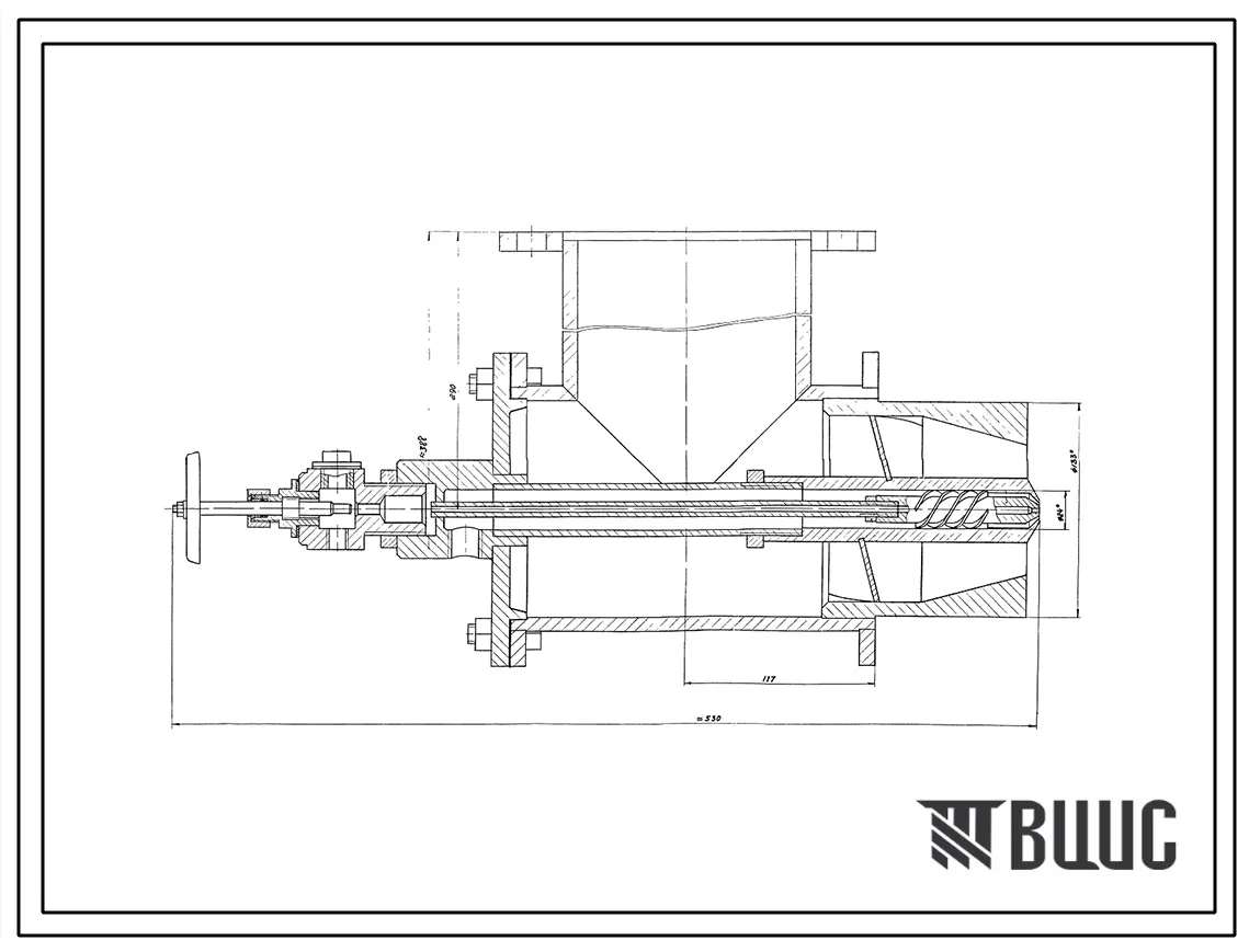 Проект РП10355 Форсунка высокого давления МРП-50М для мазута рециркуляционная производительностью 50 кг/час