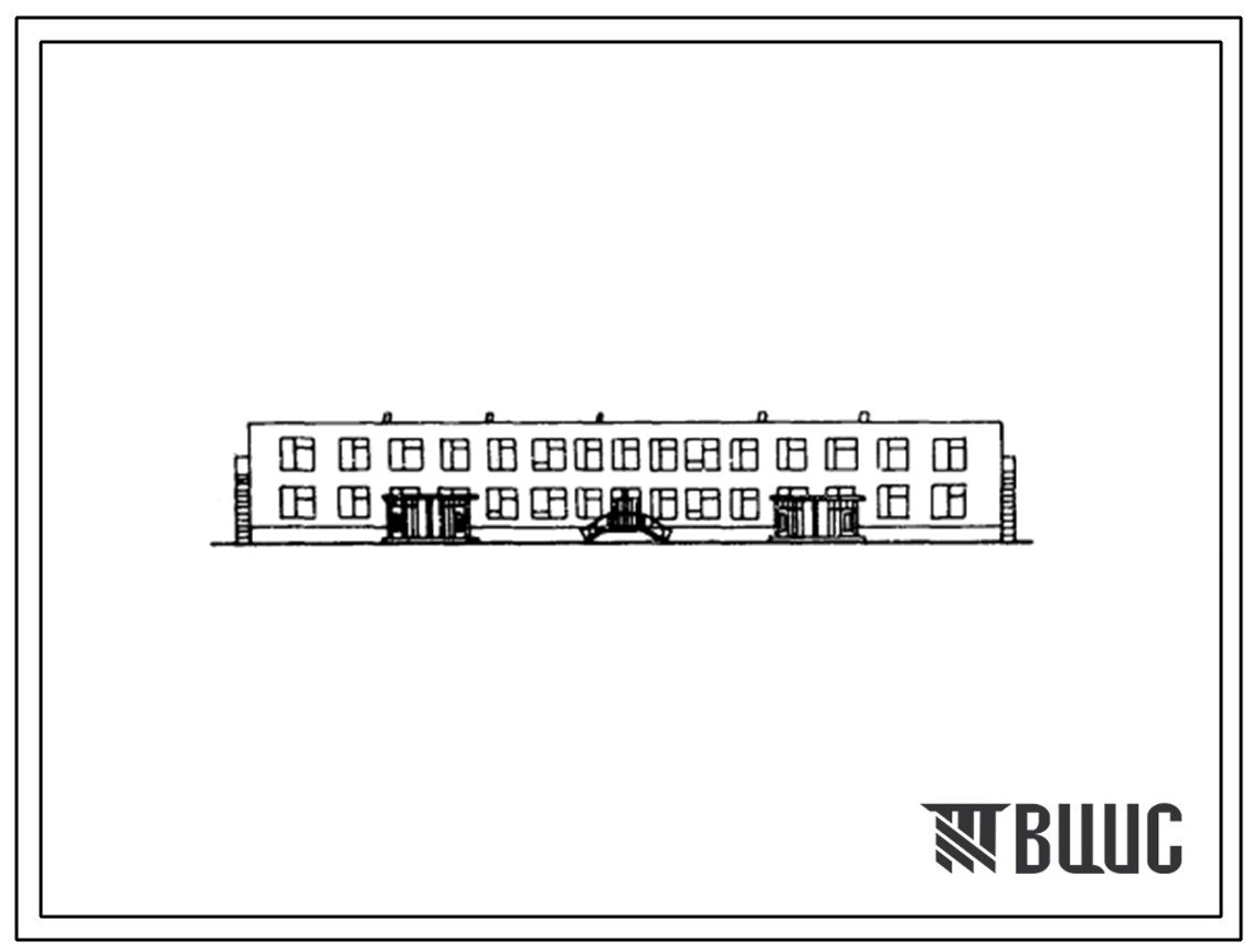 Типовой проект 214-2-38с Детские ясли-сад на 140 мест с круглосуточным пребыванием детей для строительства в 1В, 2В, 3А, 3Б, 3В и 4Г климатических подрайонах с сейсмичностью