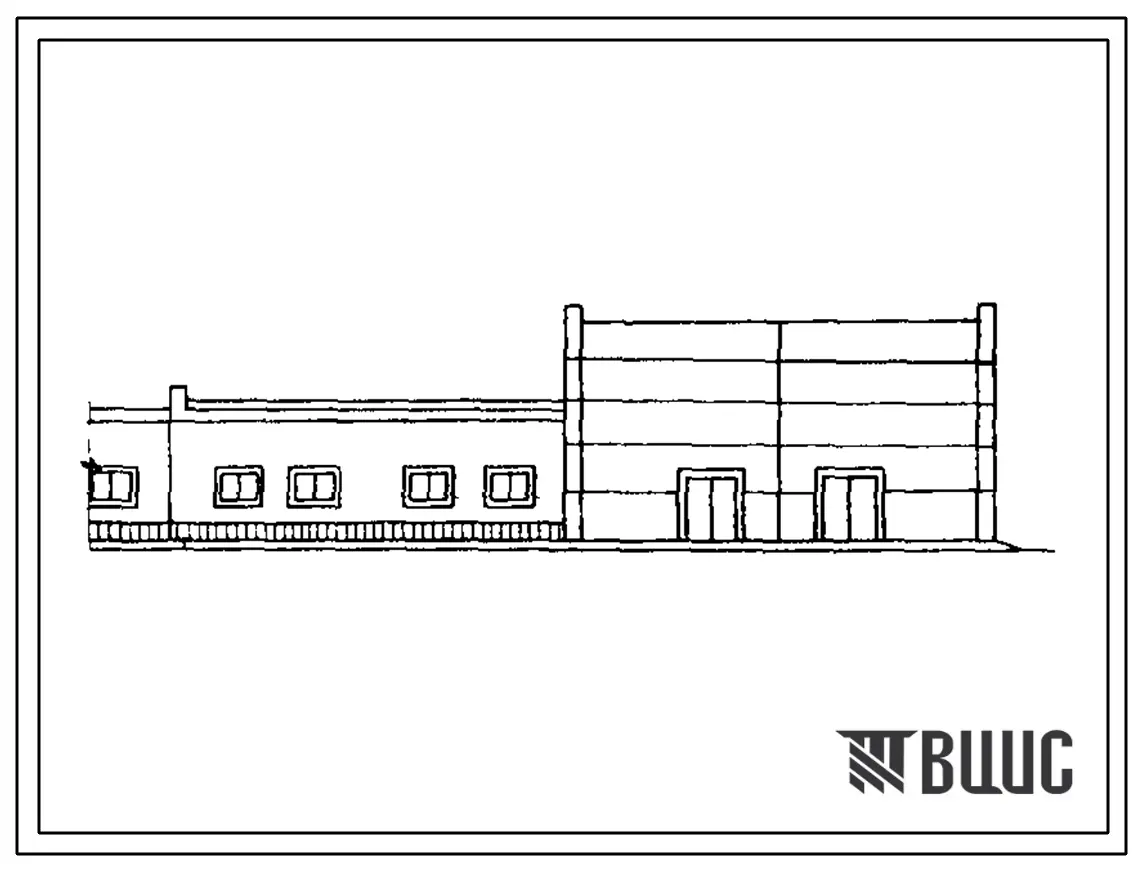 Типовой проект 902-9-15 Производственное здание для станций биологической очистки сточных вод пропускной способностью 10 тыс. куб.м/сут
