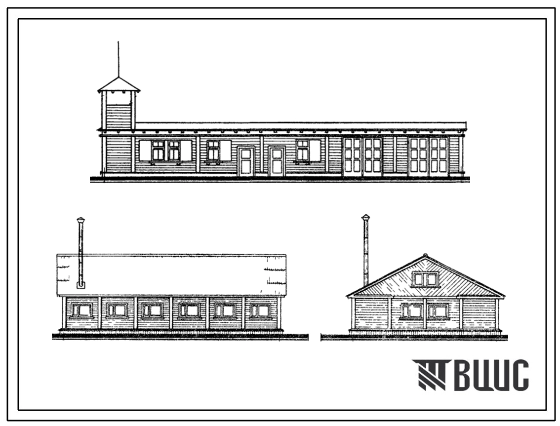 Типовой проект 401-2-6 Полевая производственная база для участка добычи фрезерного торфа с годовой программой до 150 тыс.т (вариант на суходоле).
